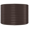 Lit surélevé de jardin Acier enduit de poudre marron 526011526011