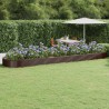 Lit surélevé de jardin Acier galvanisé marron 526012526012