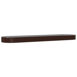 Lit surélevé de jardin Acier galvanisé marron 526012526012