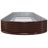 Lit surélevé de jardin Acier galvanisé marron 526012526012