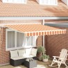 Auvent rétractable électrique Jaune et Orange 300 x 250 cm 526035526035