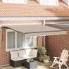 Auvent Rétractable Beige 350 x 250 cm Polyester et Acier 526037526037