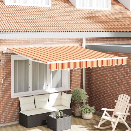 Auvent Rétractable Jaune et Orange 300 x 250 cm 526049526049