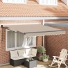 Auvent Rétractable Beige 350 x 250 cm Polyester et Aluminium 526053526053