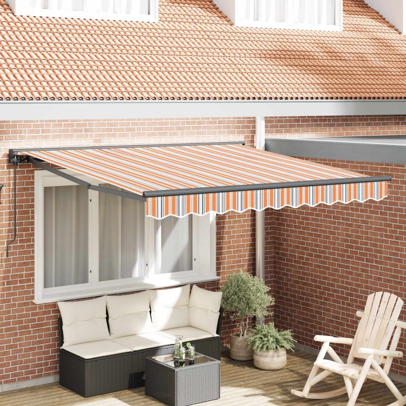 Cadre d'auvent Bleu et Orange 300 x 250 cm 526056526056