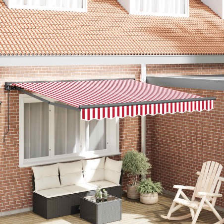 Cadre d'auvent Rouge et Blanc 300 x 250 cm 526058526058