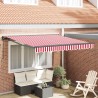 Cadre d'auvent Rouge et Blanc 300 x 250 cm 526058526058