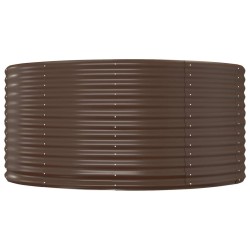 Jardinière surélevée Marron 140 x 140 x 68 cm Acier galvanisé 526061526061
