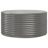 Lit surélevé de jardin Gris 140x140x68cm Acier galvanisé 526062526062