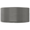 Lit surélevé de jardin Gris 140x140x68cm Acier galvanisé 526062526062
