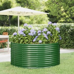 Jardinière surélevée Vert 140 x 140 x 68 cm Acier galvanisé 526063526063
