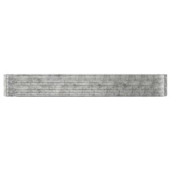 Lit surélevé de jardin Acier enduit de poudre Argenté 526064526064
