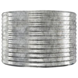 Lit surélevé de jardin Acier enduit de poudre Argenté 526064526064