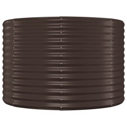 Lit surélevé de jardin Acier galvanisé marron 526066526066