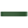 Lit surélevé de jardin Acier galvanisé 396x100x68cm Vert 526067526067