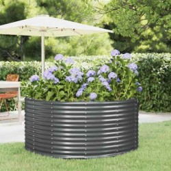 Lit surélevé de jardin Anthracite Acier galvanisé 526069526069