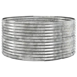 Lit surélevé de jardin Argenté Acier galvanisé 526070526070