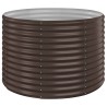 Lit surélevé de jardin Acier galvanisé marron 526071526071