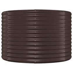 Lit surélevé de jardin Acier galvanisé marron 526071526071