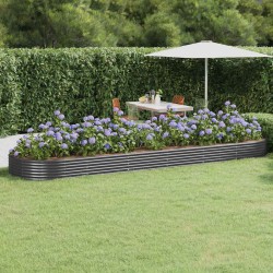 Lit surélevé de jardin Acier galvanisé Anthracite 526072526072