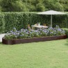 Lit surélevé de jardin Acier galvanisé marron 526073526073