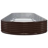 Lit surélevé de jardin Acier galvanisé marron 526073526073
