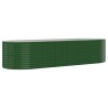 Lit surélevé de jardin Acier galvanisé 322x100x68cm Vert 526075526075