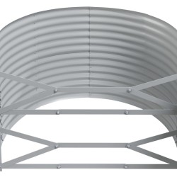 Lit surélevé de jardin Acier galvanisé 322x100x68cm Vert 526075526075