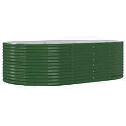 Jardinière surélevée Vert 212 x 140 x 68 cm Acier galvanisé 526076526076