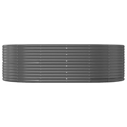 Jardinière surélevée Anthracite 212 x 140 x 68 cm Acier galvanisé 526077526077