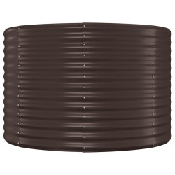 Lit surélevé de jardin Acier galvanisé marron 526078526078