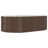 Lit surélevé de jardin Marron Acier galvanisé 526079526079