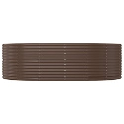 Lit surélevé de jardin Marron Acier galvanisé 526079526079