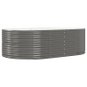 Lit surélevé de jardin Gris 212x140x68cm Acier galvanisé 526080526080