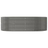 Lit surélevé de jardin Gris 212x140x68cm Acier galvanisé 526080526080