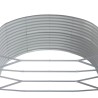 Lit surélevé de jardin Gris 212x140x68cm Acier galvanisé 526080526080