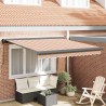 Auvent Rétractable Multicolore 300 x 250 cm Tissu et Métal 526084526084