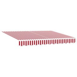 Auvent Rétractable Rouge et Blanc 300 x 250 cm 526094526094