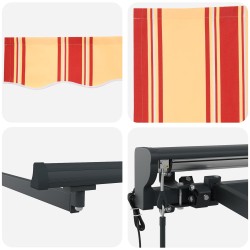 Cadre d'auvent Multicolore 400 × 300 cm 526115526115