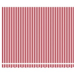 Cadre d'auvent Rouge et Blanc 400 × 300 cm 526116526116