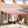 Cadre d'auvent Rouge et Blanc 400 × 300 cm 526117526117