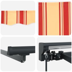 Cadre d'auvent Multicolore 400 × 300 cm 526124526124