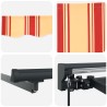 Cadre d'auvent Multicolore 400 × 300 cm 526124526124