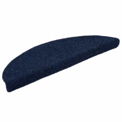 Tapis d'escalier autocollants 15 pièces 56 x 17 x 3 cm Bleu marine Demi-rond 526134526134