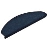Tapis d'escalier autocollants 15 pièces 65 x 21 x 4 cm Bleu marine Demi-rond Grand 526167526167