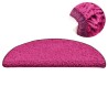 Tapis d'escalier 15 pièces 56 x 17 x 3 cm Rose Demi-rond 526169526169