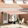 Auvent Rétractable Multicolore 400 × 300 cm 526276526276