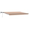 Auvent Rétractable Multicolore 400 ×300 cm tissu 526278526278