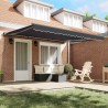 Cadre d'auvent Anthracite 400 × 300 cm 526286526286