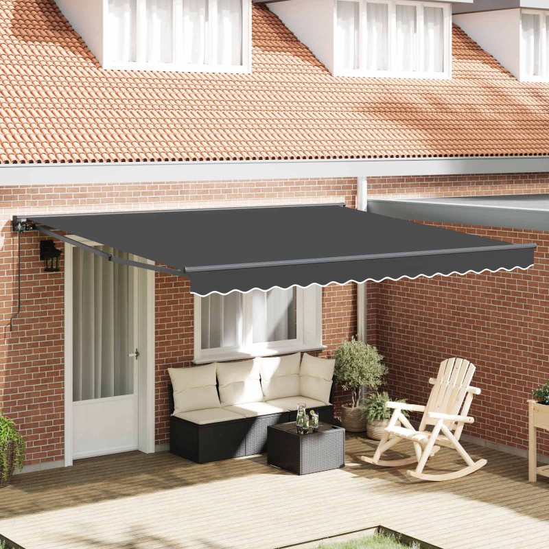 Cadre d'auvent Anthracite 400 × 300 cm 526289526289